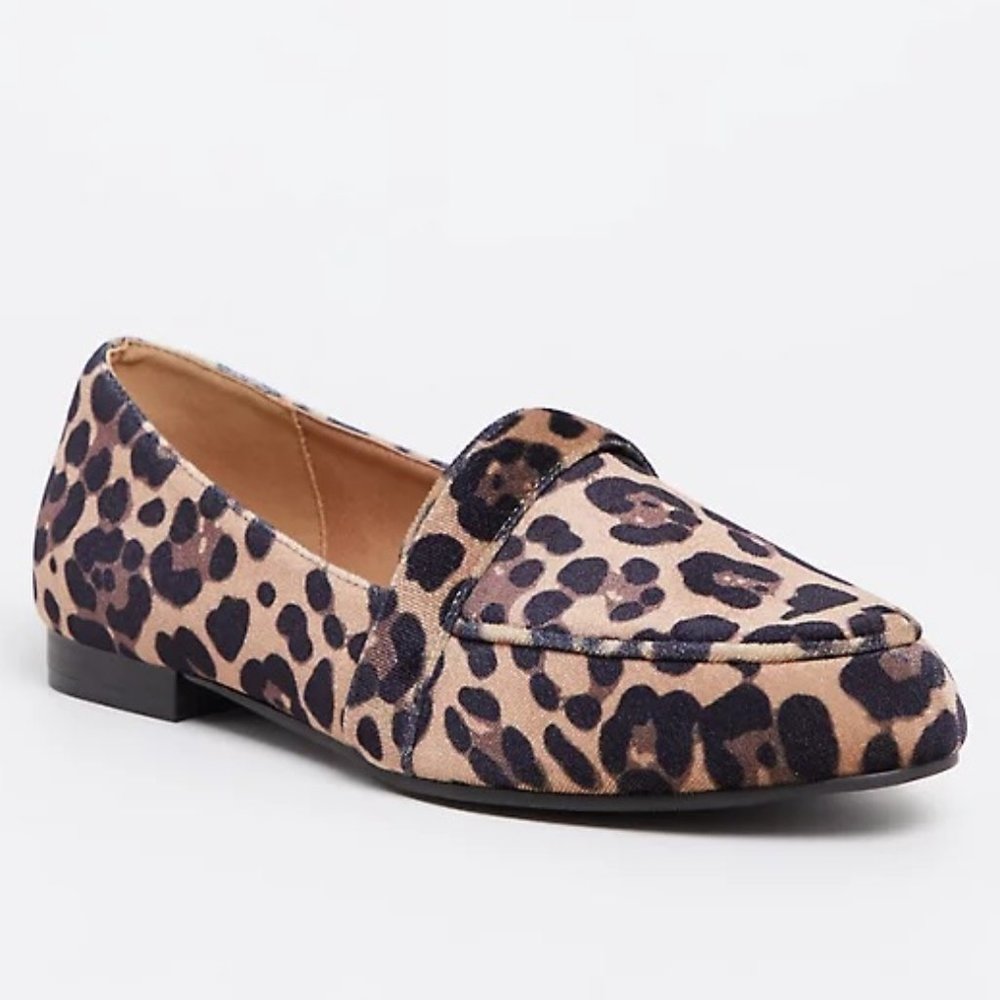 Torrid Leopard Velvet Loafer